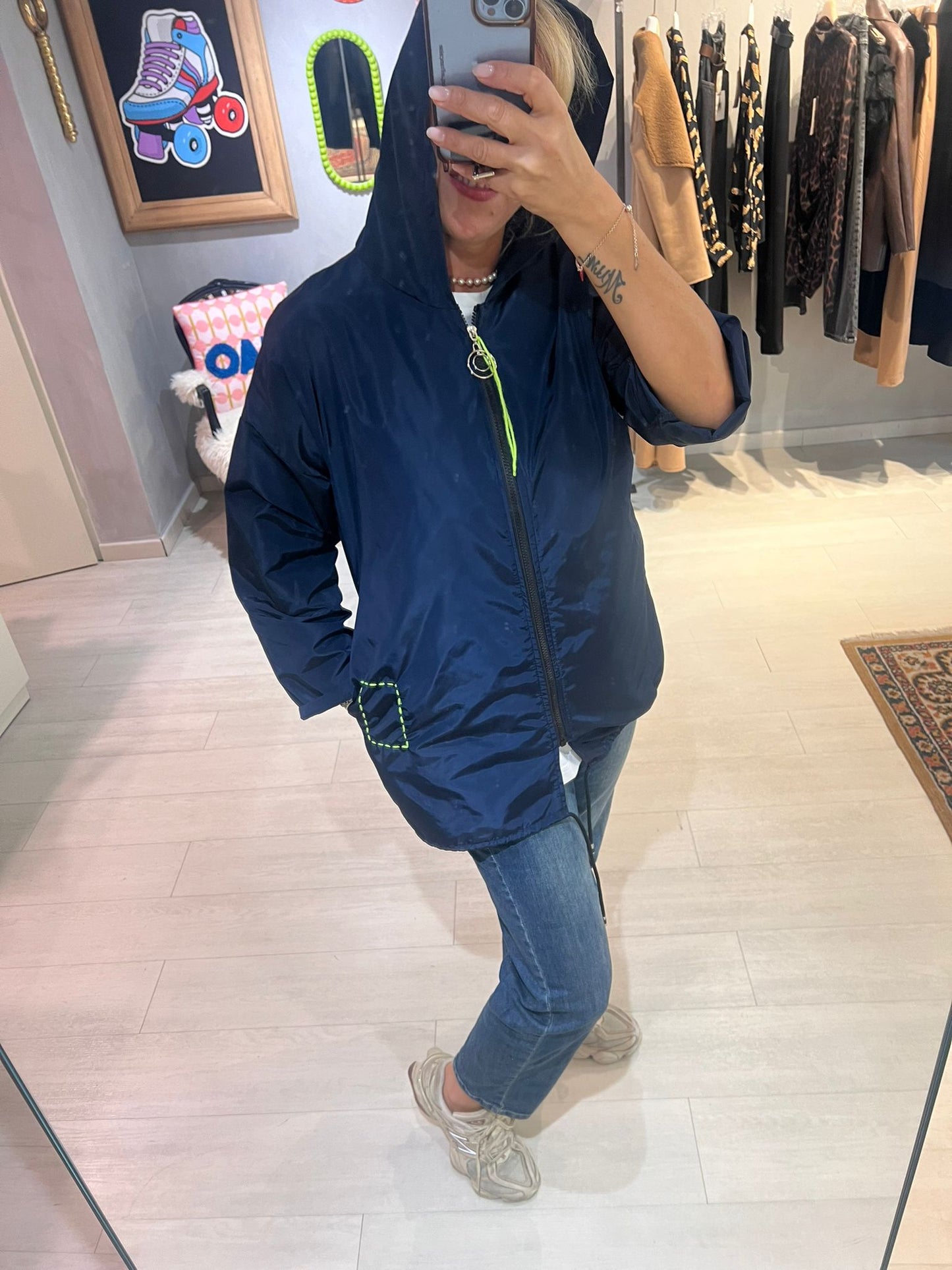 IMPERMEABILE CON CAPPUCCIO DONTWAIT