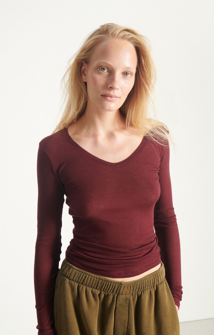 T-SHIRT MANICA LUNGA COSTINA V AMERICAN VINTAGE