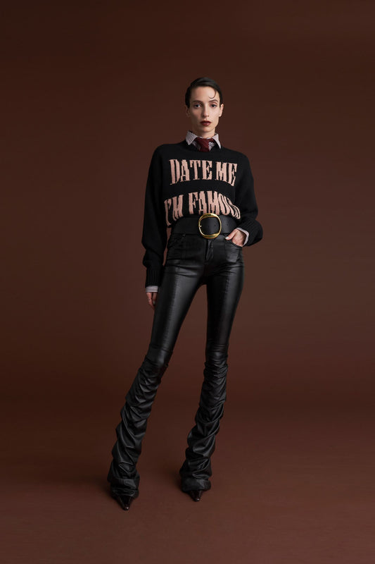 PULL NERO SCRITTA DATE ME ANIYE BY