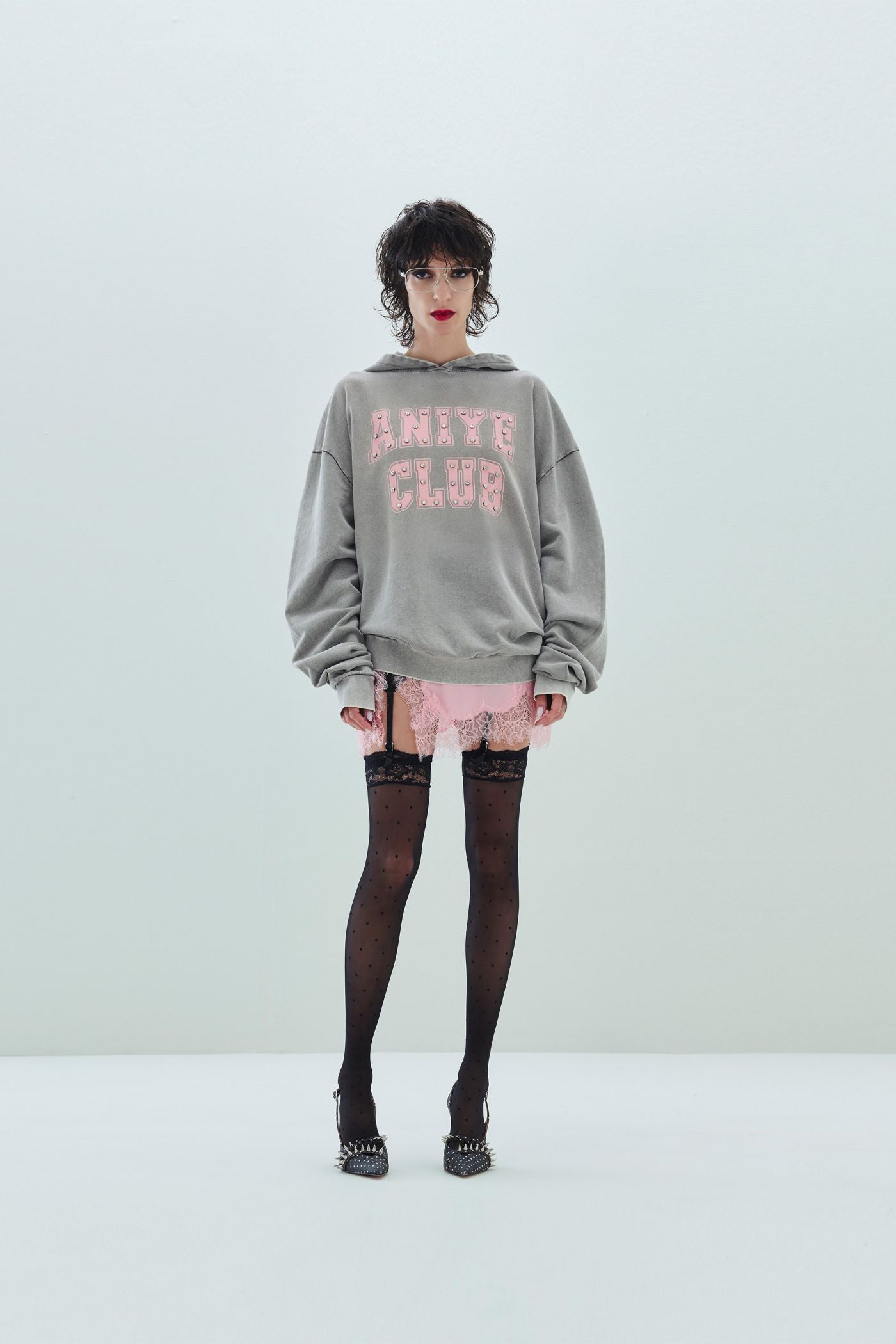 FELPA CAPPUCCIO SCRITTA ANIYE BY