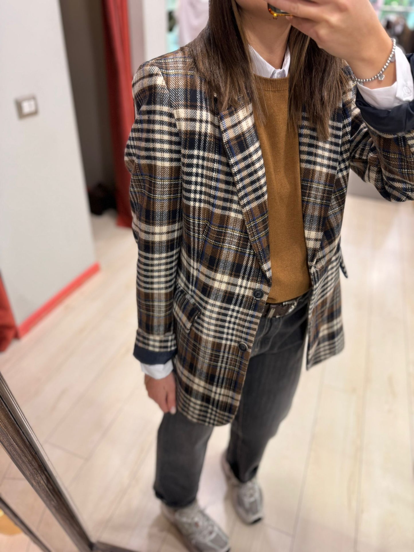 GIACCA OXFORD CHECK MOTEL