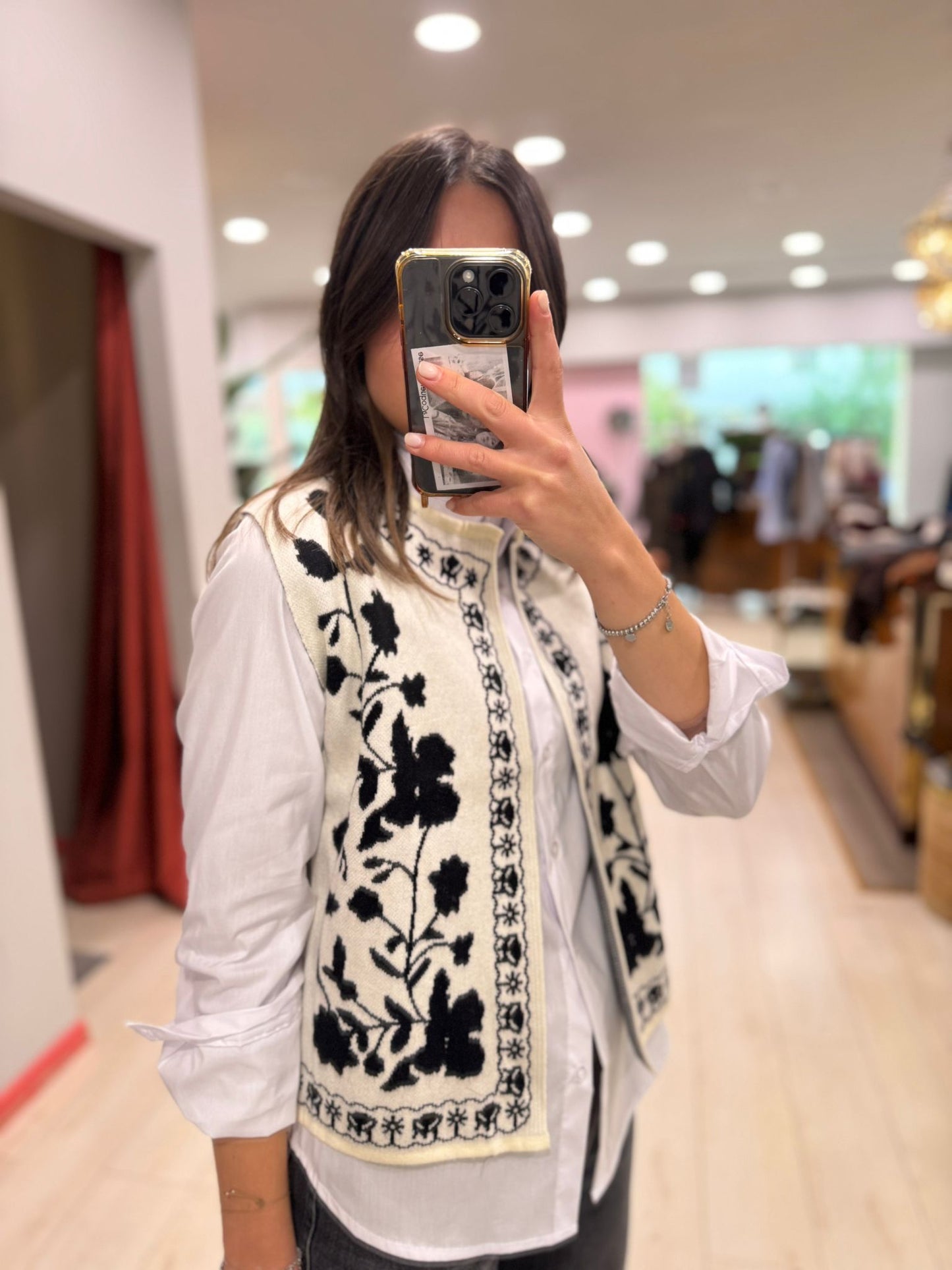 GILET RICAMATO DONT WAIT